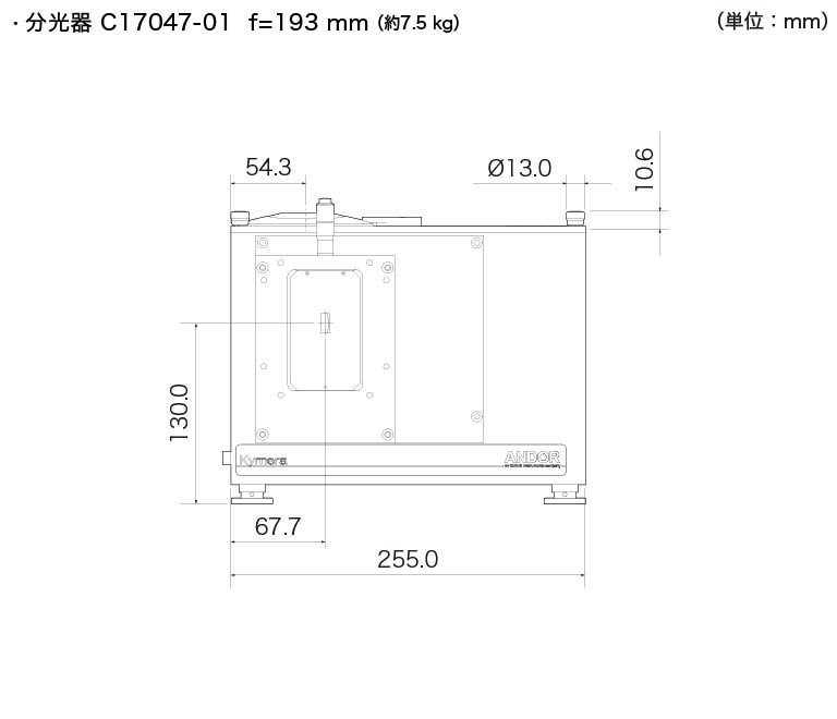 C17047-01 外形寸法図