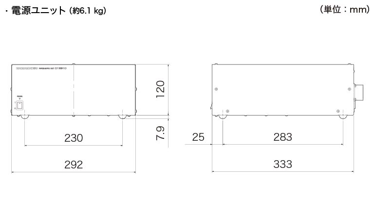c11200 電源ユニット 外形寸法図