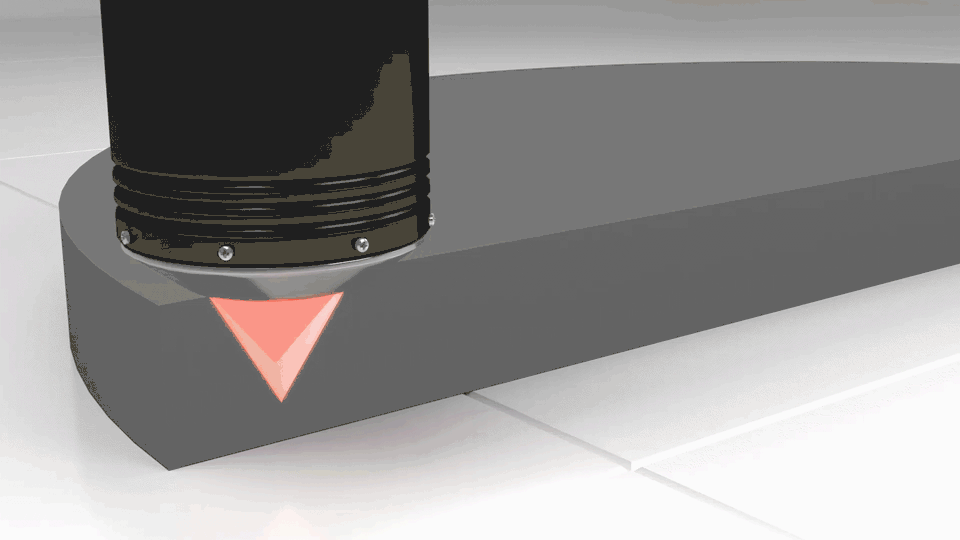 レーザ光集光図  多点同時加工あり