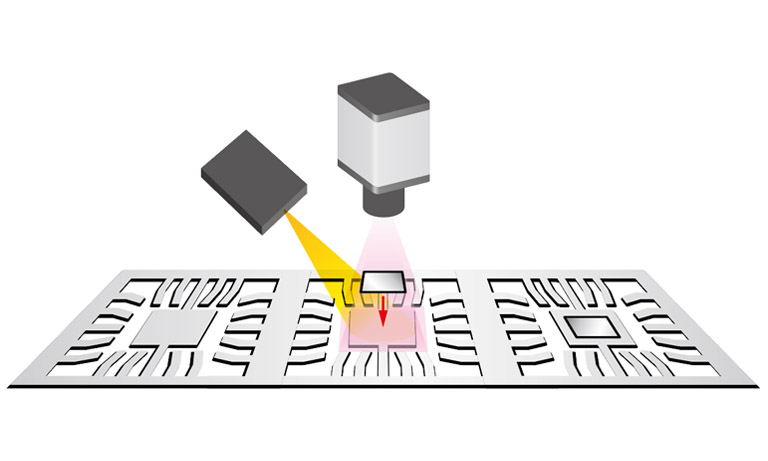 Chip placement/alignment