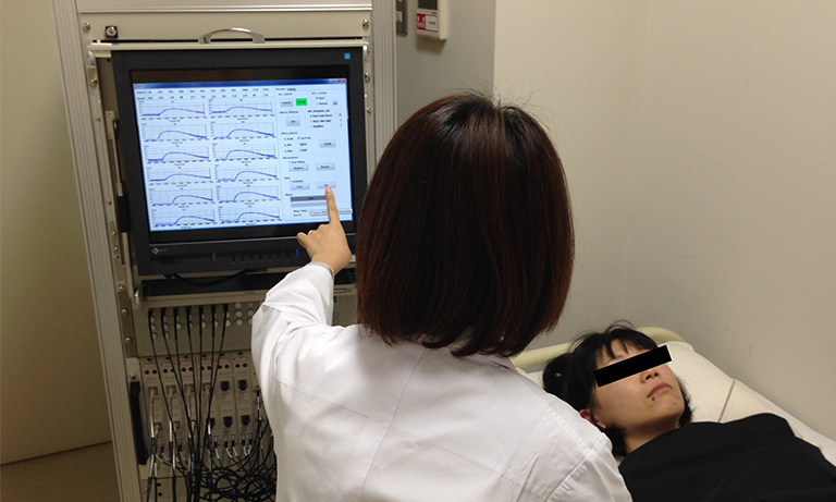 optical mammography measurement in a supine position
