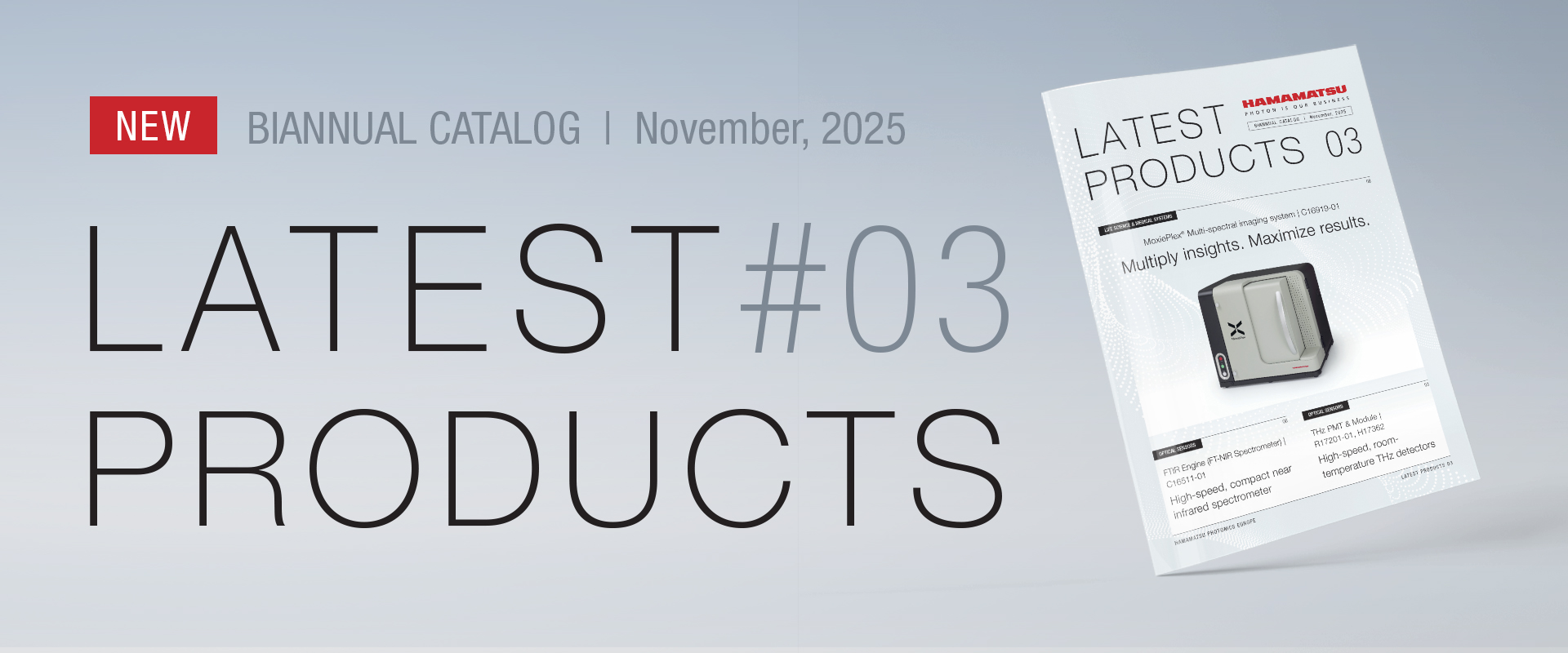 Hamamatsu's Latest Products 11/2025