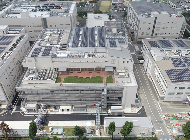 Solar-power generating equipment (Toyooka Factory)