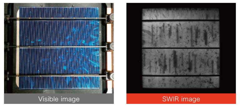 Solar cell EL inspection