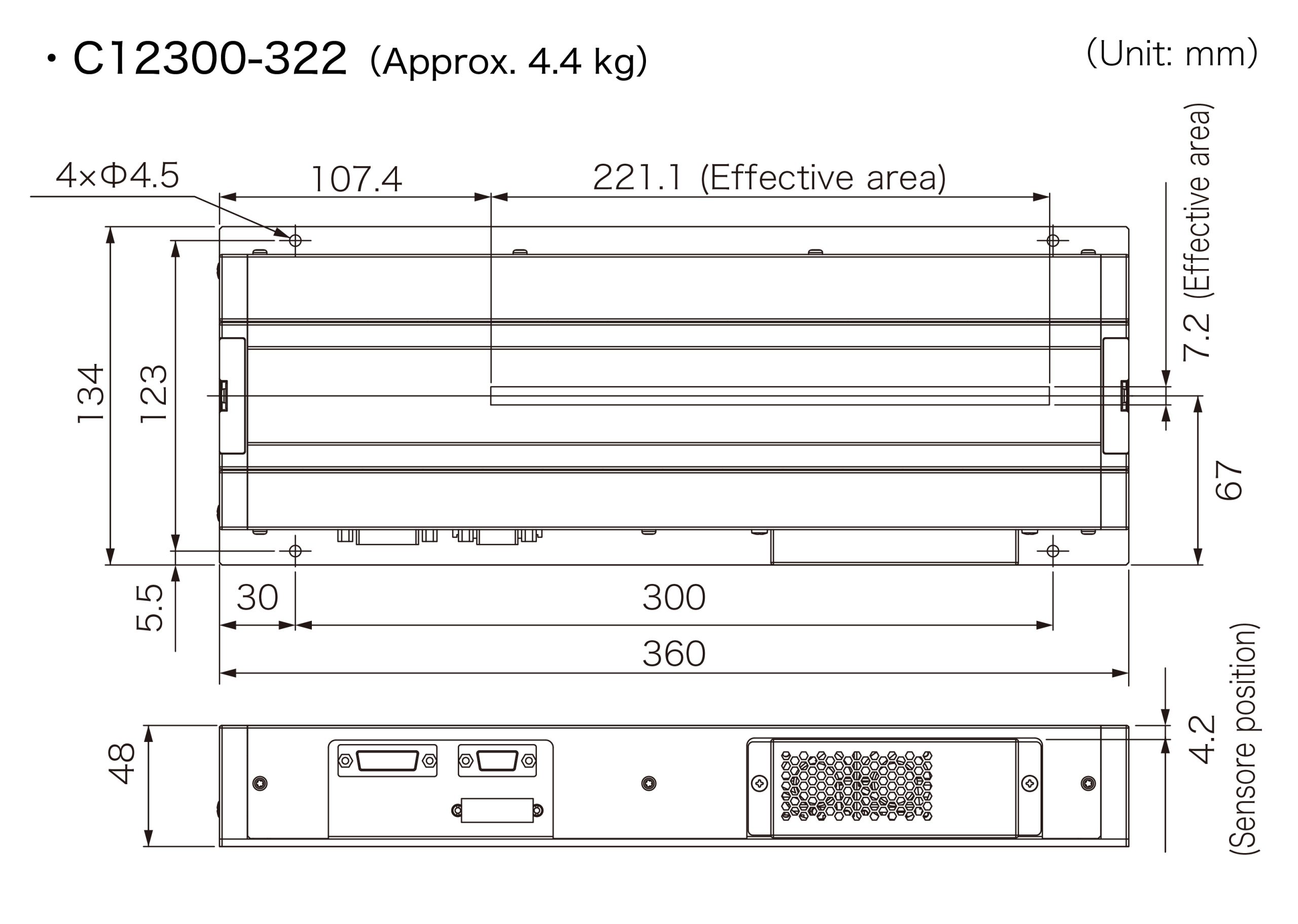 c12300-322 dimensional outline