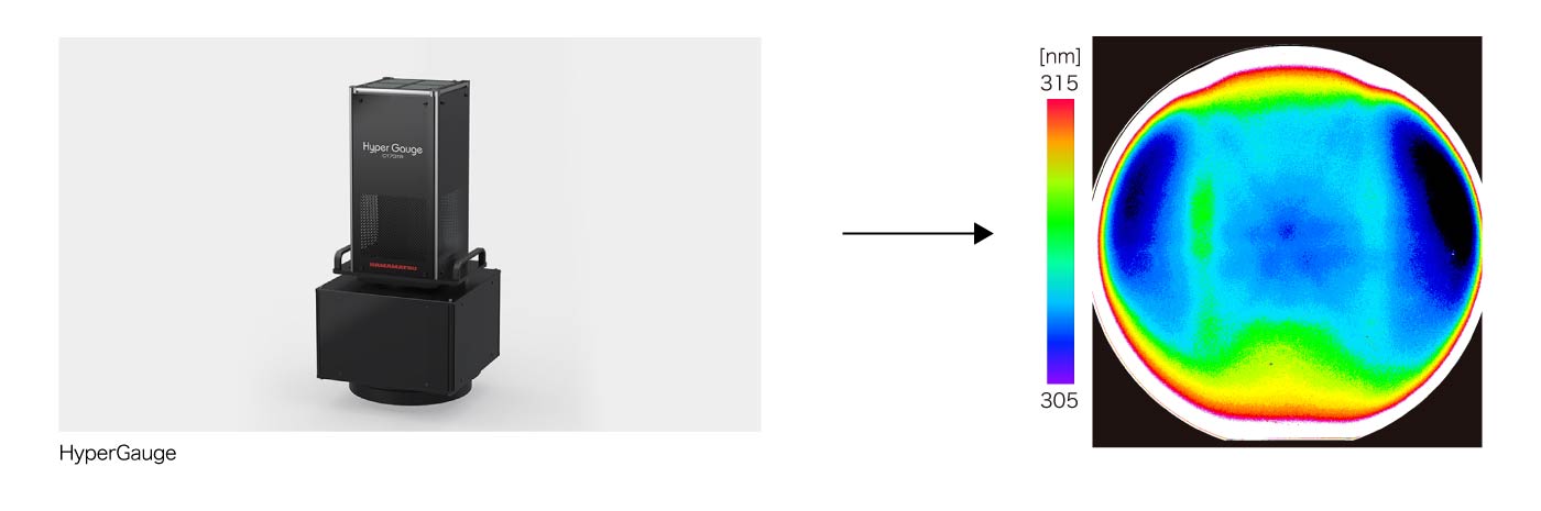 Film thickness mapping on wafer