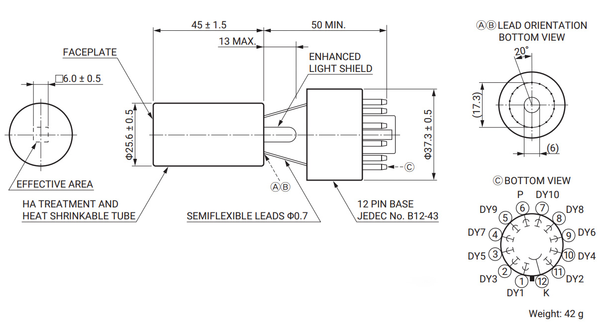 R17201 dimensional outline